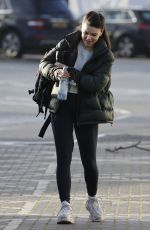 FAYE BROOKE Leaves Dancing On Ice Rehersal in London 02/05/2021