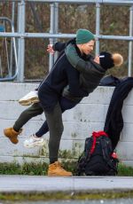 FAYE BROOKES at Dancing On Ice Training in Manchester 02/09/2021