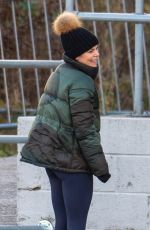 FAYE BROOKES at Dancing On Ice Training in Manchester 02/09/2021