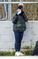 FAYE BROOKES at Dancing On Ice Training in Manchester 02/09/2021