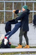 FAYE BROOKES at Dancing On Ice Training in Manchester 02/09/2021