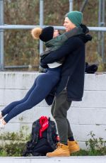 FAYE BROOKES at Dancing On Ice Training in Manchester 02/09/2021