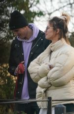 FERNE MCCANN and Jack Padgett Out with Their Dog in Essex 02/15/2021