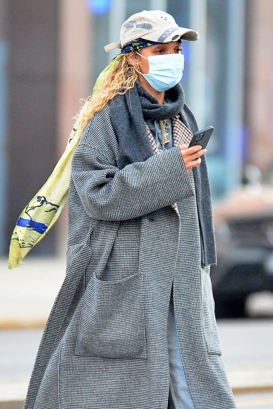 FKA TWIGS Out and About in New York 02/17/2021