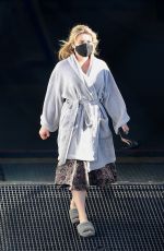 FLORENCE PUGH on the Set of Don