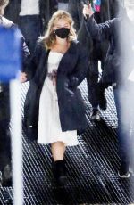 FLORENCE PUGH on the Set of Don