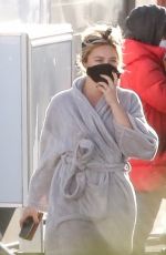 FLORENCE PUGH on the Set of Don
