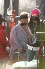 FLORENCE PUGH on the Set of Don