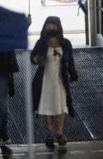 FLORENCE PUGH on the Set of Don