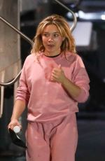 FLORENCE PUGH on the Set of Don