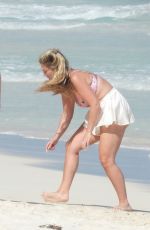 FRANKIE ESSEX in Swimsuit at a Beach in Tulum 02/01/2021