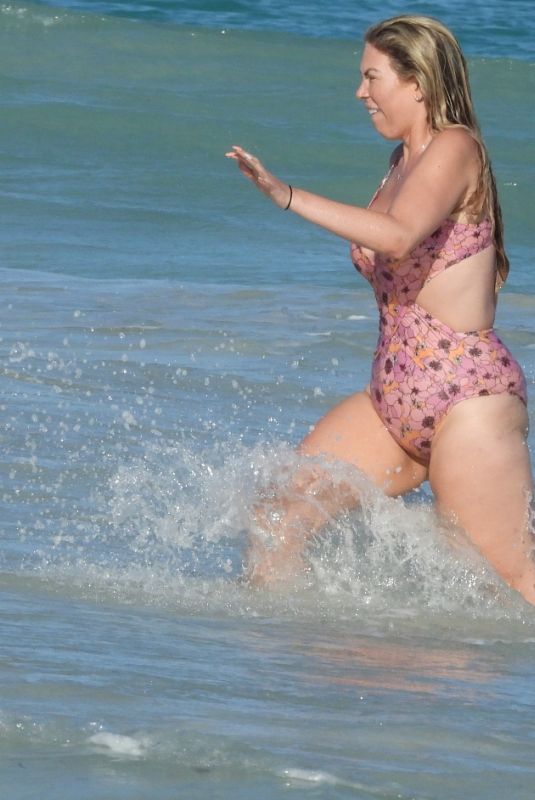 FRANKIE ESSEX in Swimsuit at a Beach in Tulum 02/01/2021