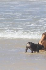 GABRIELLA BROOKS in Bikini at a Beach in Byron Bay 02/24/2021
