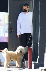 GEORGINA BURKE Out with Her Dog in New York 02/04/2021