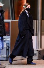 GIGI HADID Heading to a Ralph Lauren Photohoot in New York 01/31/2021