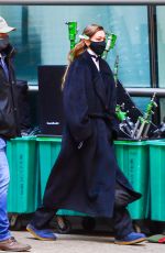 GIGI HADID Heading to a Ralph Lauren Photohoot in New York 01/31/2021