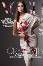 GIGI HADID in Vogue Magazine, March 2021