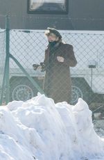 GILLIAN ANDERSON on the Set of White Bird: A Wonder Story in the Czech Republic 02/12/2021