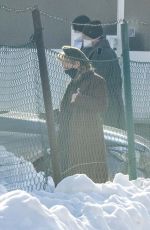 GILLIAN ANDERSON on the Set of White Bird: A Wonder Story in the Czech Republic 02/12/2021