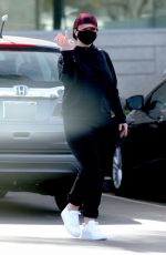 GINA CARANO Arrives at an Office in Los Angeles 02/16/2021