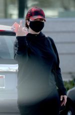 GINA CARANO Arrives at an Office in Los Angeles 02/16/2021
