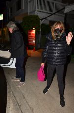 GOLDIE HAWN and Kurt Russell Celebrate 38 Years Together in Santa Monica 02/16/2021
