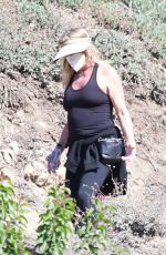 GOLDIE HAWN Out Hiking in Brentwood 02/17/2021
