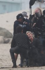 GRETCHEN MOL on the Set of American Gigolo in Los Angeles 02/09/2021