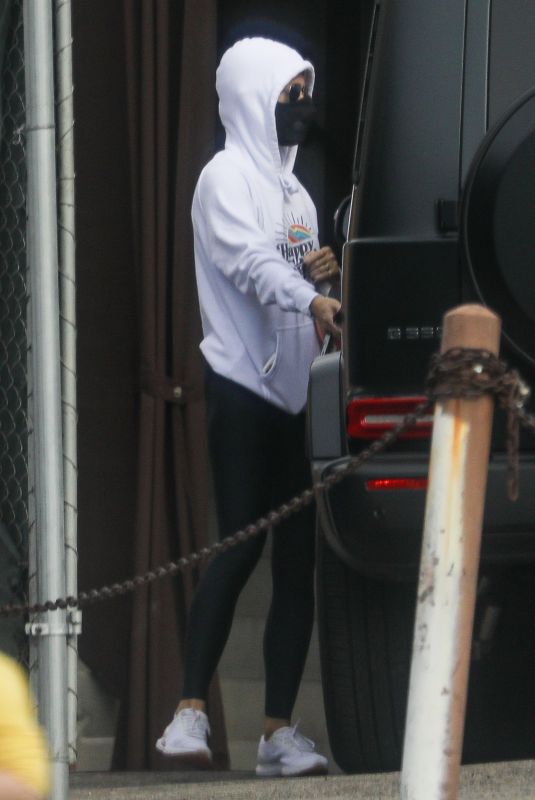 GWYNETH PALTROW Leaves Tracy Anderson Gym in Brentwood 01/31/2021