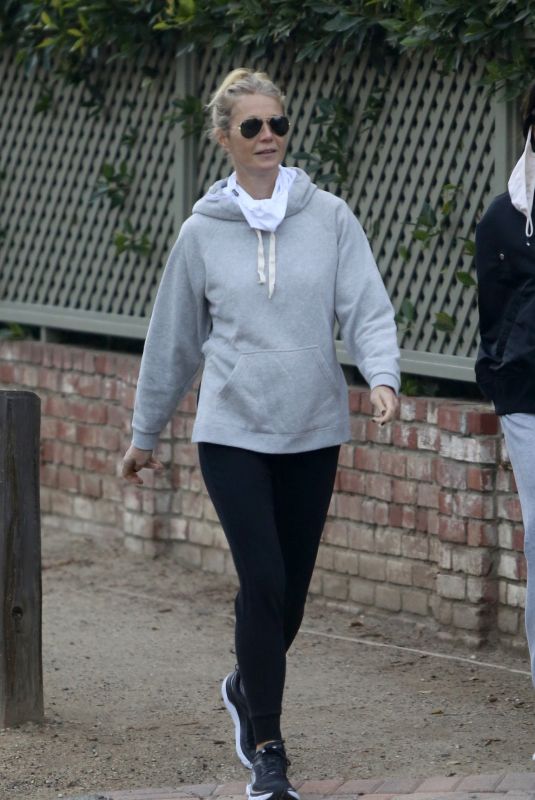 GWYNETH PALTROW Out with a Friend in Brentwood 02/02/2021