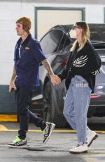 HAILEY and Justin BIEBER Out and About in Beverly Hills 02/01/2021