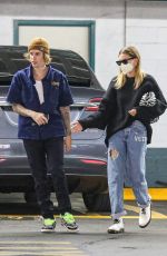 HAILEY and Justin BIEBER Out and About in Beverly Hills 02/01/2021