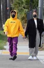 HAILEY and Justin BIEBER Out and About in Los Angeles 02/13/2021
