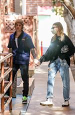 HAILEY and Justin BIEBER Out in Beverly Hills 02/01/2021