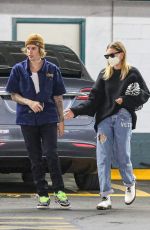 HAILEY and Justin BIEBER Out in Beverly Hills 02/01/2021