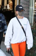 HAILEY BIEBER and ADDISON RAE at Croft Alley in Beverly Hills 02/05/2021