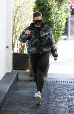 HAILEY BIEBER and ADDISON RAE at Croft Alley in Beverly Hills 02/05/2021