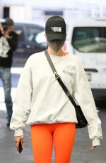 HAILEY BIEBER and ADDISON RAE at Croft Alley in Beverly Hills 02/05/2021