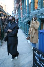 HAILEY BIEBER and JUSTINE SKYE Out in New York 02/21/2021