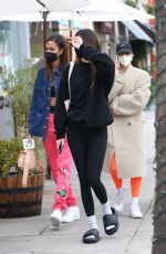 HAILEY BIEBER and KENDALL JENNER Out for Lunch in West Hollywood 02/01/2021