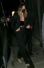 HAILEY BIEBER Arrives at Catch LA in West Hollywood 02/03/2021