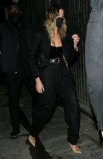 HAILEY BIEBER Arrives at Catch LA in West Hollywood 02/03/2021