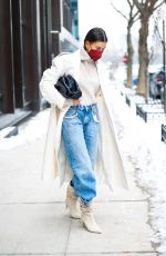 HAILEY BIEBER Leaves Her Apartment in New York 02/22/2021