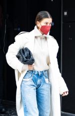 HAILEY BIEBER Leaves Her Apartment in New York 02/22/2021