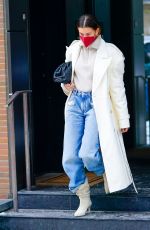 HAILEY BIEBER Leaves Her Apartment in New York 02/22/2021