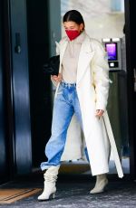 HAILEY BIEBER Leaves Her Apartment in New York 02/22/2021