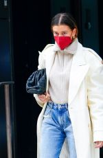 HAILEY BIEBER Leaves Her Apartment in New York 02/22/2021