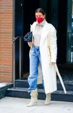 HAILEY BIEBER Leaves Her Apartment in New York 02/22/2021