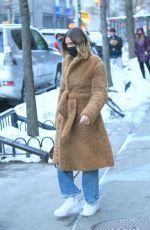 HAILEY BIEBER Out and About in New York 02/21/2021