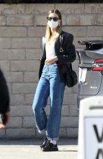 HAILEY BIEBER Out in Beverly Hills 02/03/2021